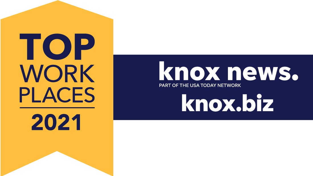 top workplaces badges knox news